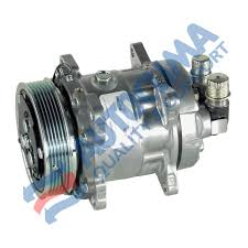 Sanden Compresor sd 5h09 poly-v6 119mm 12v or vert