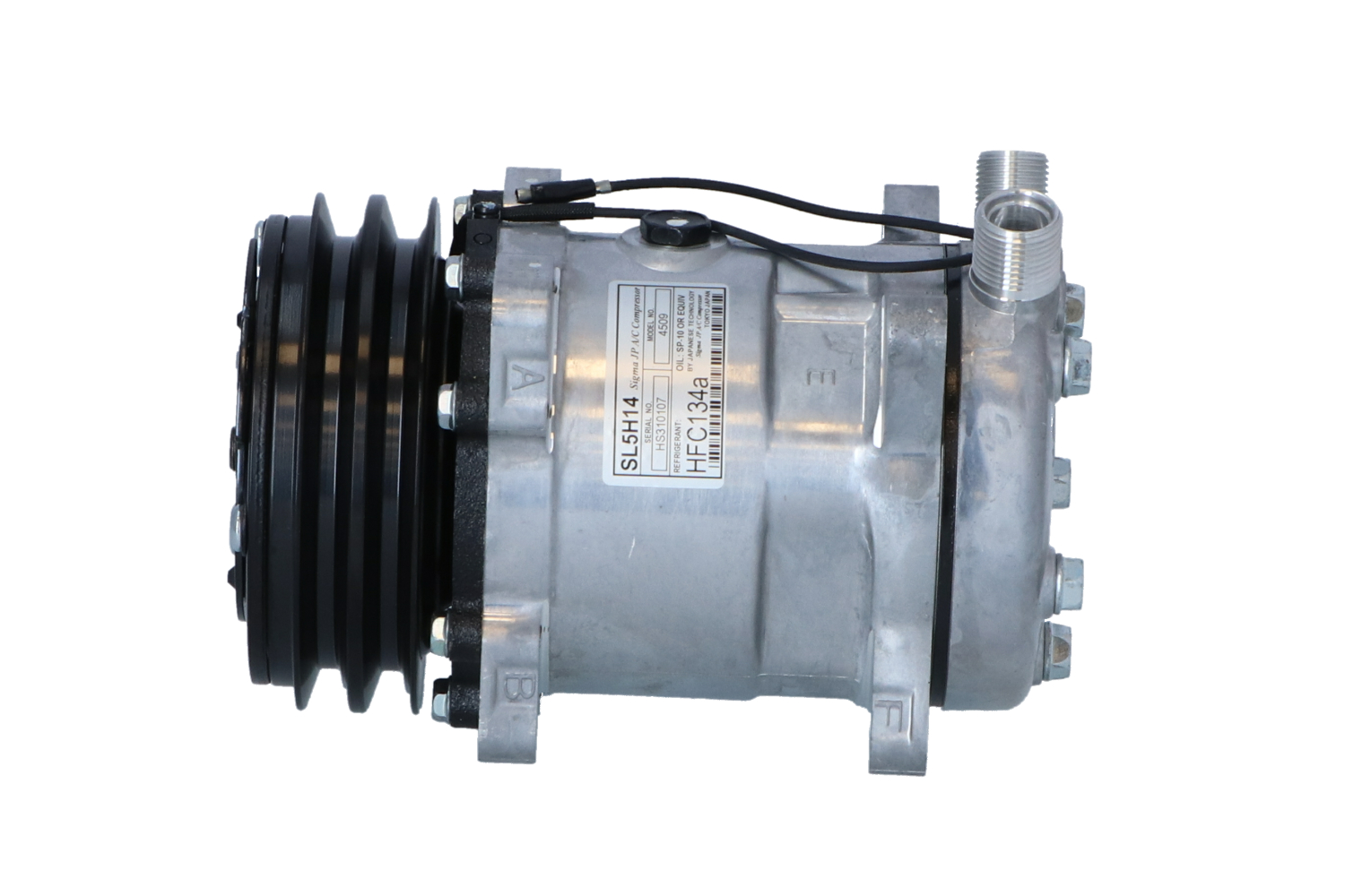 Sanden Compresor sd 5h14 24v 6 2gole a or vert.