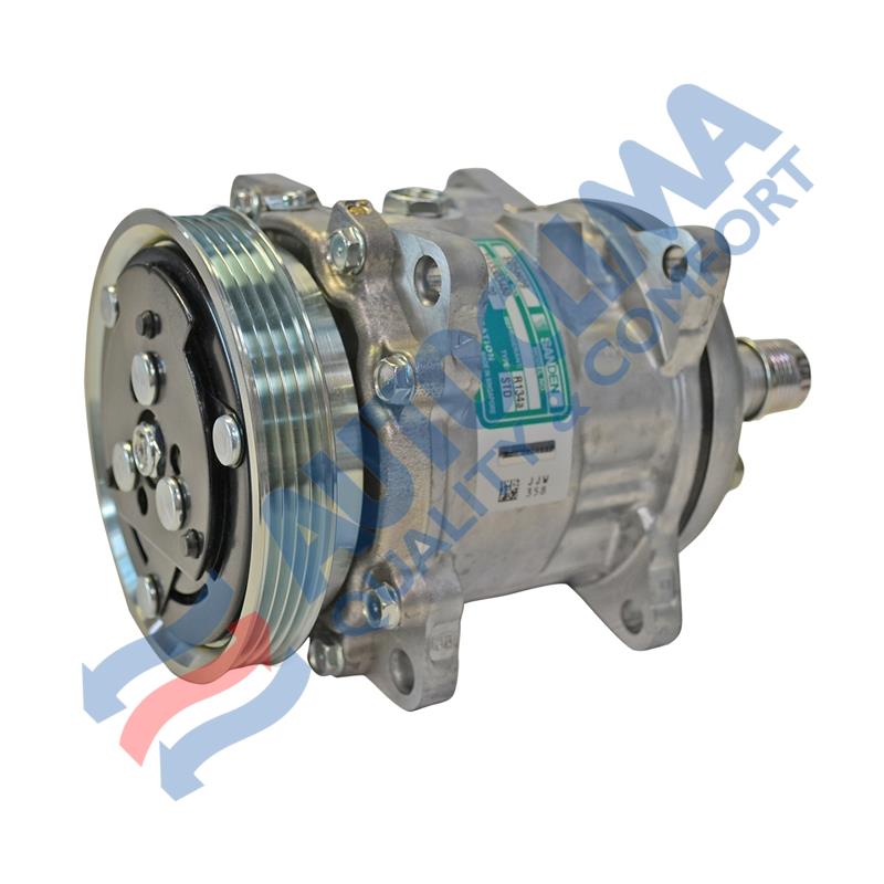 Sanden Compresor sd5h09 24v poly-v4 dm.125 or oriz.