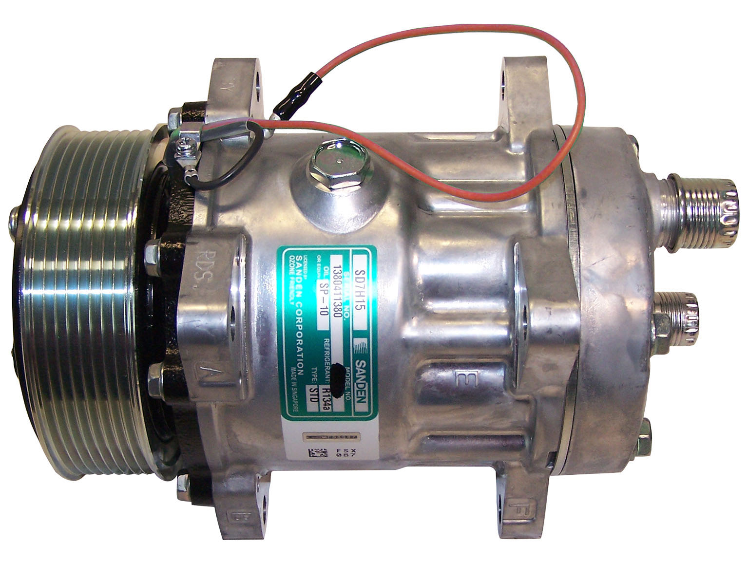 Sanden Compresor sd7h15 12v poly-v8 dm.119 or oriz.