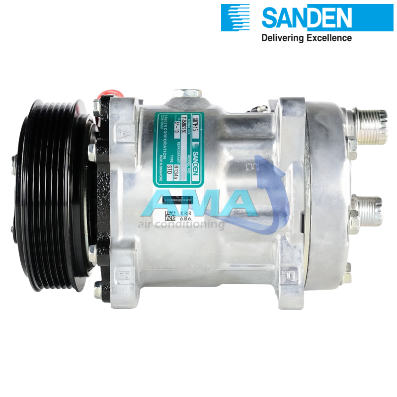 Sanden Compresor sd7h15 poly-v6 12v or orizz.