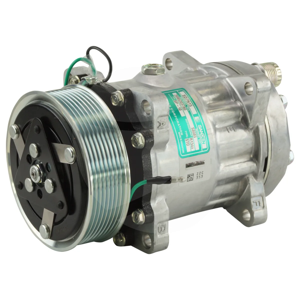 Sanden Compresor sd7h15 poly-v8 12v rot.orizz.
