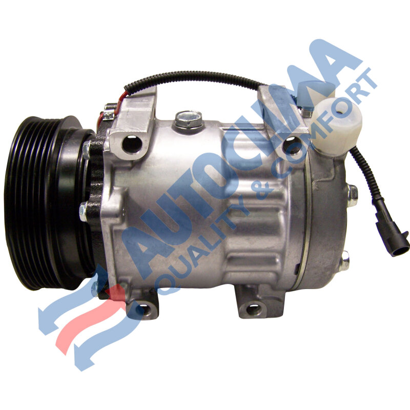 Autoclima Compresor denver sn7h15 12v poly-v6 dm.119 or vert.