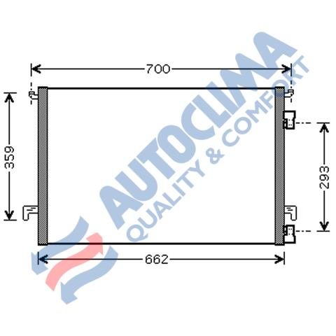 Condensator opel vectra c-signum 1.9cdti/alfa