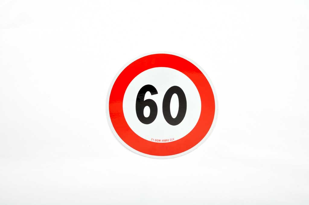 Avery Dennison Indicator auto reflectorizant avery dennison, limită viteză 60km