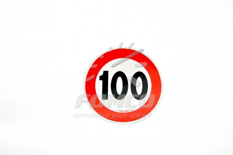 Fomco Indicator auto reflectorizant, fomco, limitare viteză 100km