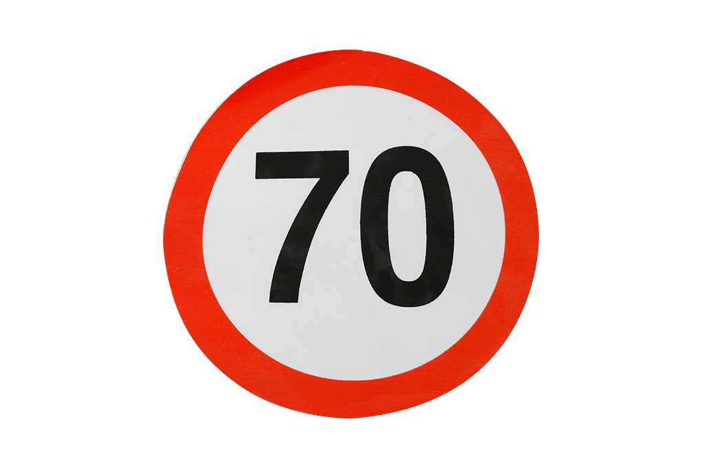 Fomco Indicator reflectorizant, hico, limitare viteză 70km/h