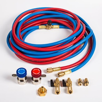 Wigam Kit de racorduri și furtunuri flexibile de 5000 mm pentru r134a – r407c – r404a – r452a