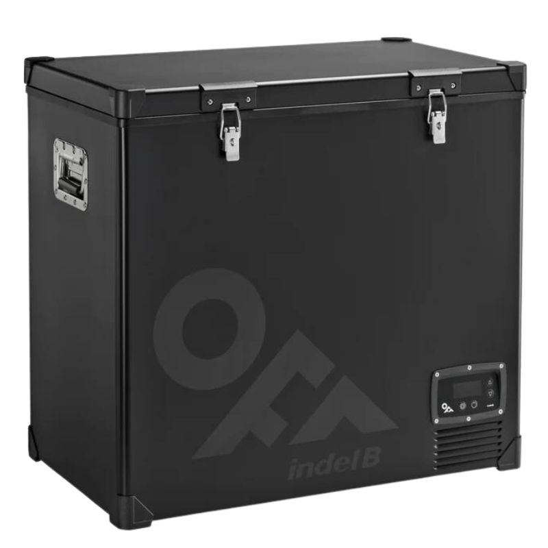 Lăzi frigorifice - Ladă frigorifică indelB TB Steel 130, 130 litri, alimentare 12/24V, răcire +5ºC / -16ºC, fomcoshop.ro