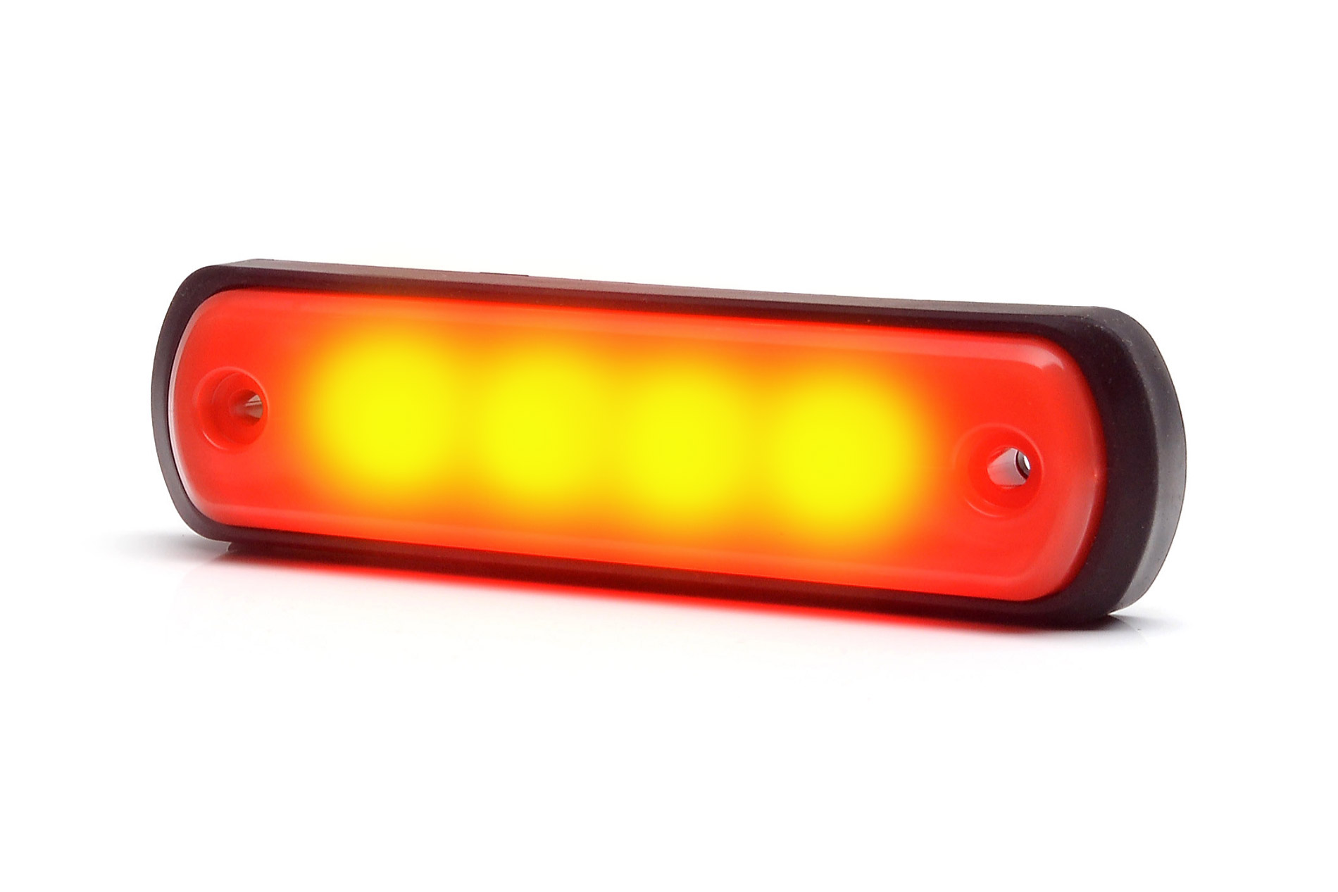 WAŚ Lampă de gabarit was cu led 12v-24v poziție roșu