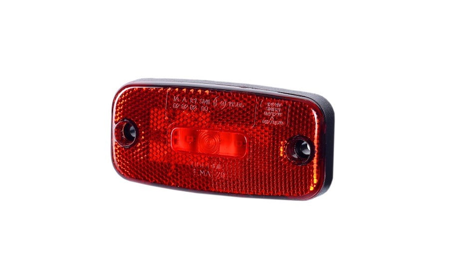 Lămpi de poziție și marcaj - Lampă de marcaj Horpol, cu dispozitiv reflectorizant, culoare roșie, 12/24V, fomcoshop.ro