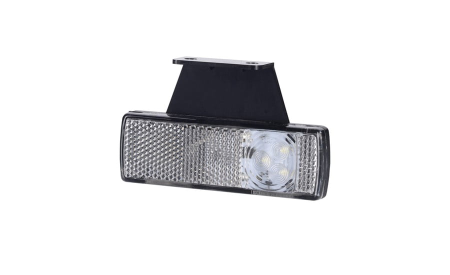 Horpol Lampă gabarit dreptunghiulară, horpol, marcaj lateral, led-uri albe, partea dreaptă, 12/24v