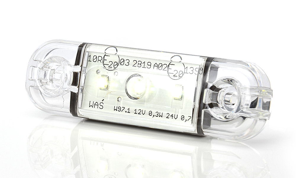 Fomco Lampă gabarit led 710 w97.1, 12v-24v, lumină de poziție albă