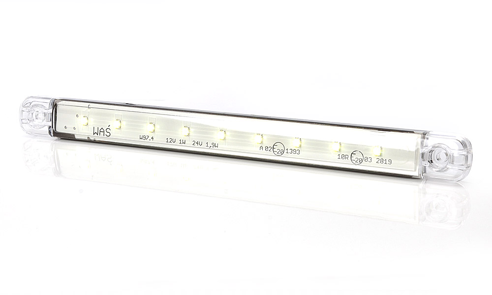 WAŚ Lampă gabarit led was universală stânga/dreapta 12v-24v poziție alb