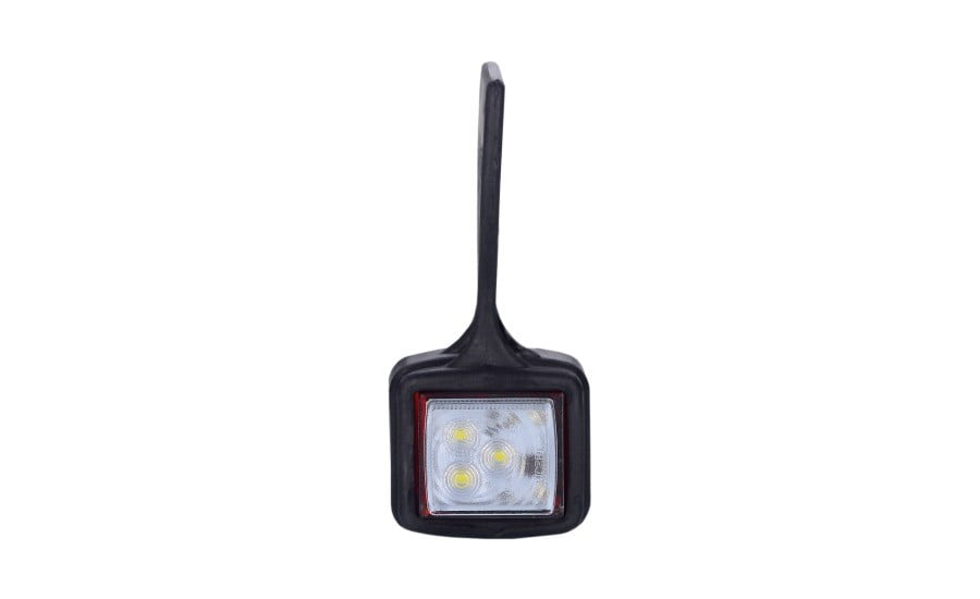 Lămpi de poziție și marcaj - Lampă gabarit pătrată, Horpol, dreapta, 2 funcții, LED alb-roșu, alimentare 12/24V, fomcoshop.ro