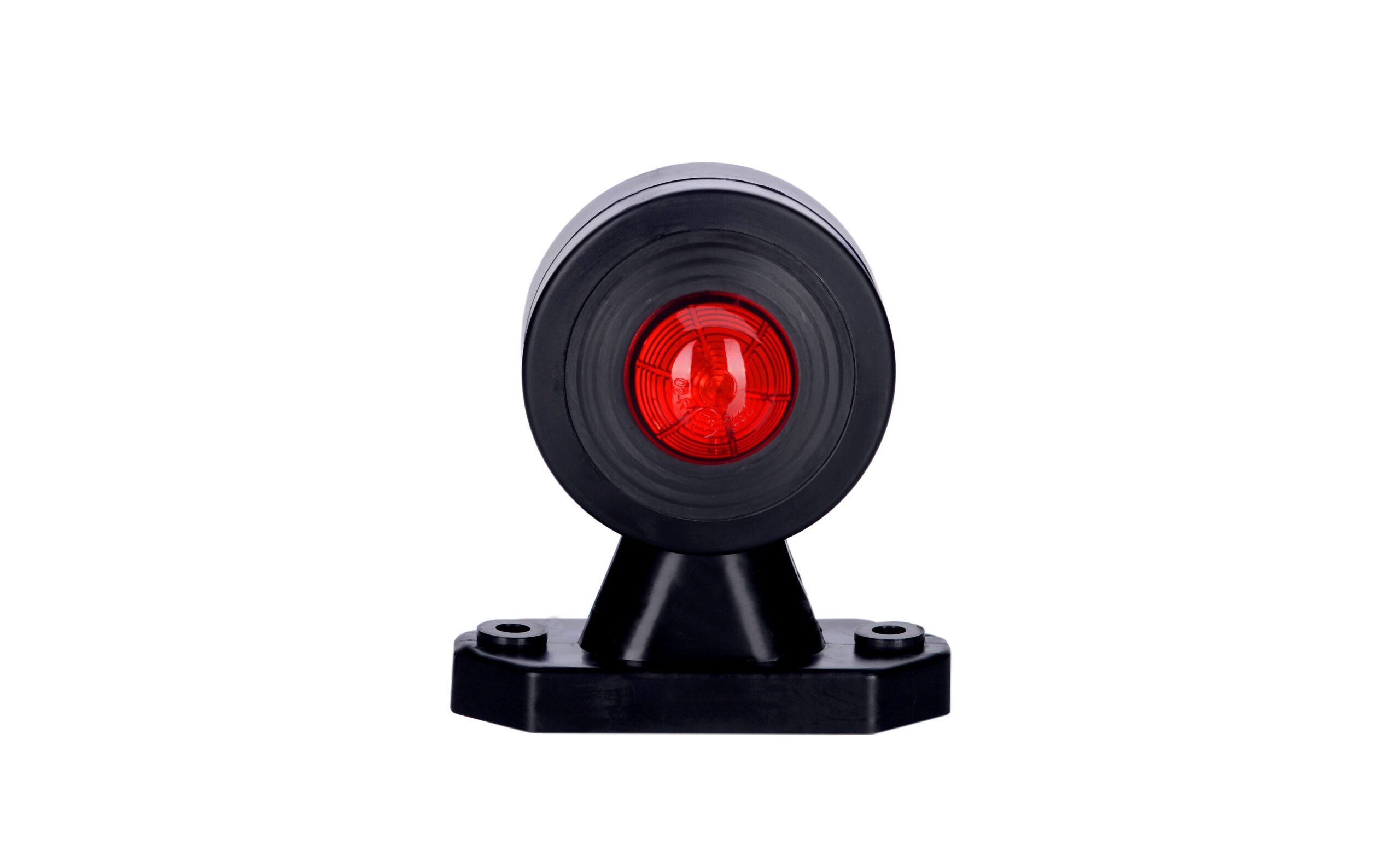 Lămpi de poziție și marcaj - Lampă gabarit rotundă, Horpol, LED alb-roșu, braț scurt, alimentare 12/24V, fomcoshop.ro