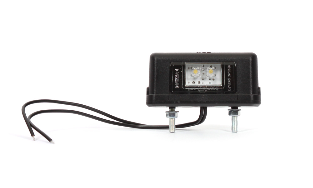 WAŚ Lampă iluminare plăcuța de înmatriculare omologată universală stânga/dreapta was 12v-24v