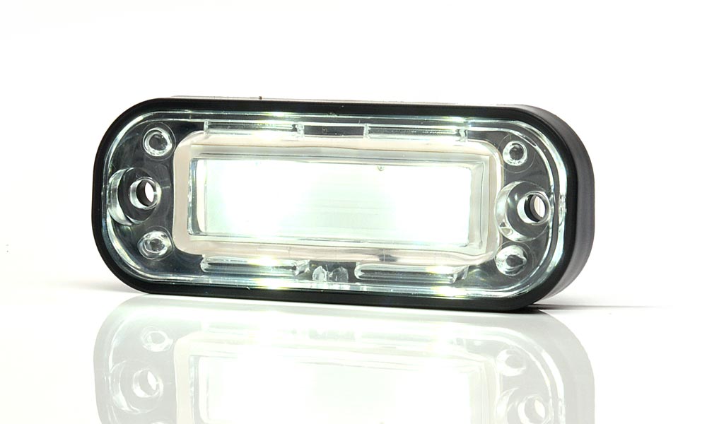 WAŚ Lampă iluminare plăcuță de înmatriculare was, universală stânga/dreapta 12v-24v