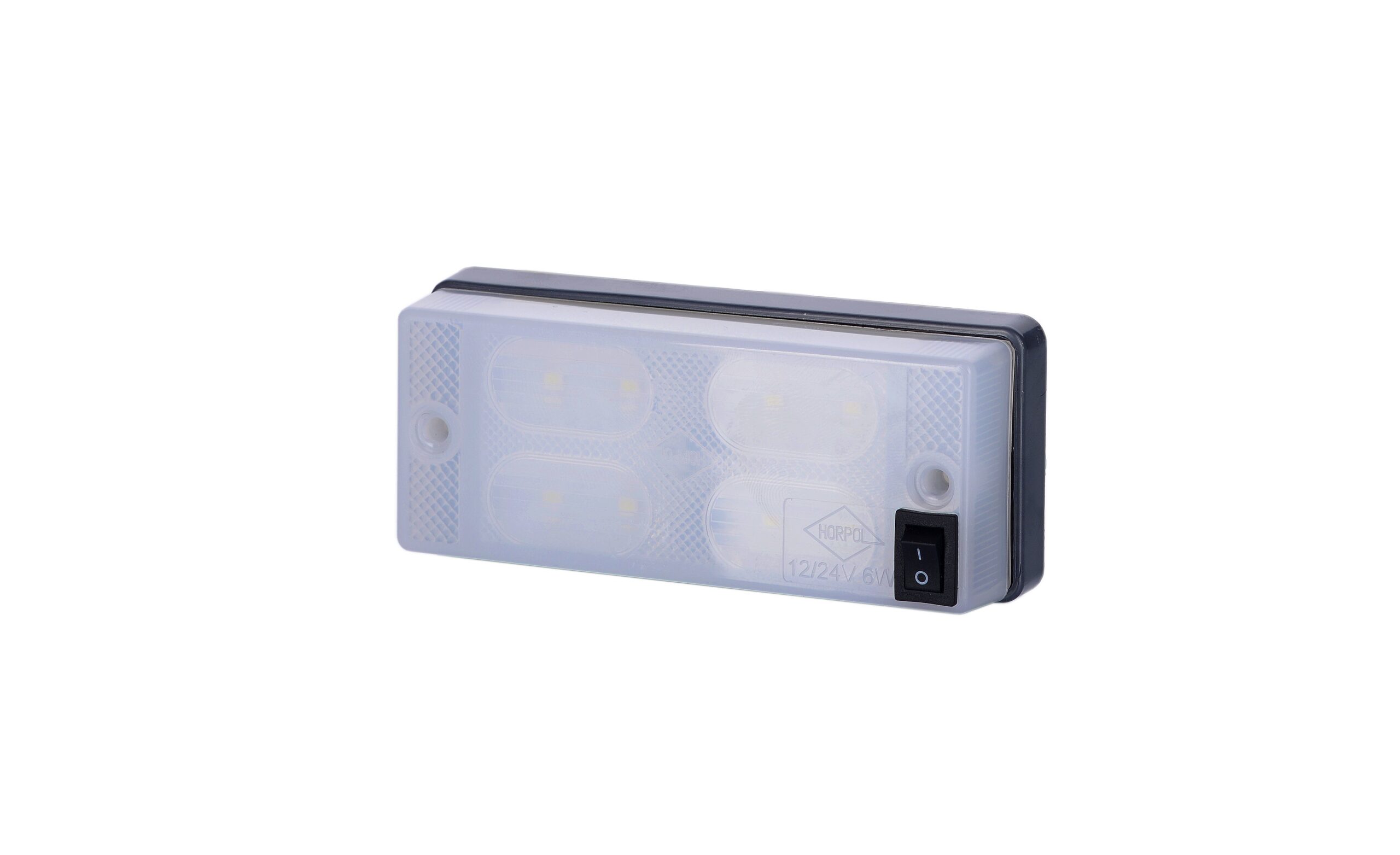 Horpol Lampă interior alb cu Întrerupător horpol 12/24v