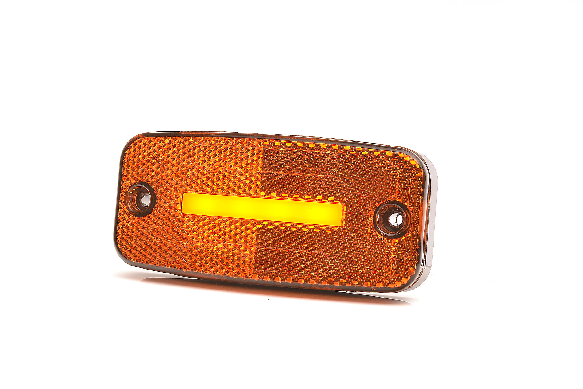 Lămpi de poziție și marcaj - Lampă marcaj lateral WAS LED portocaliu, cu semnalizare și catadioptru, fomcoshop.ro