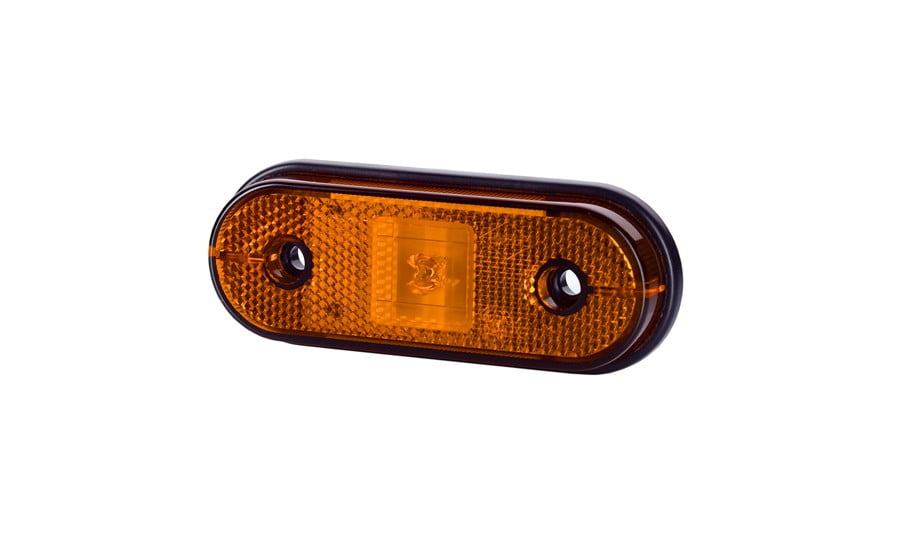 Lămpi de poziție și marcaj - Lampă poziție ovală, Horpol, galbenă, aplicată, cu LED, fomcoshop.ro
