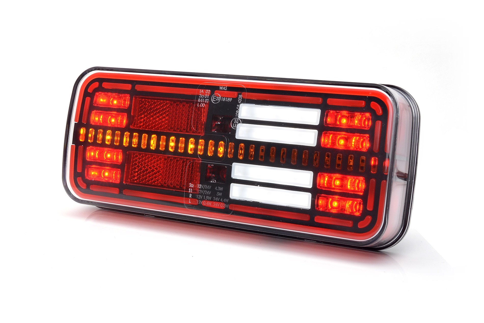 WAŚ Lampă spate multifuncțională universală stânga/dreapta was led 12v/24v