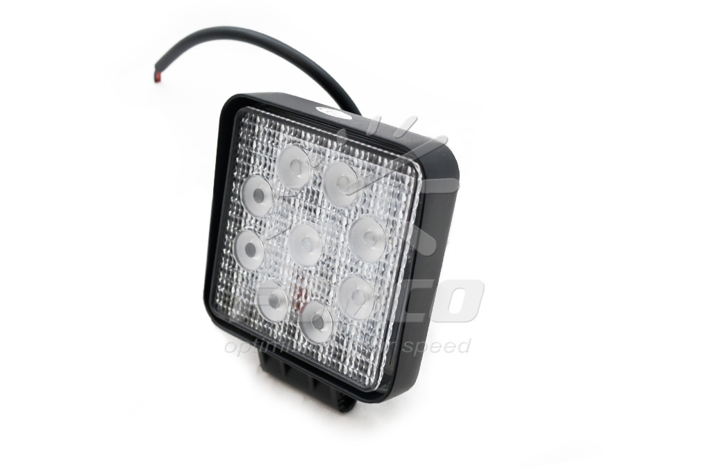 Lămpi de lucru - Lampă de lucru LED, dreptunghiulară, 12/24V, 9X3W, fomcoshop.ro