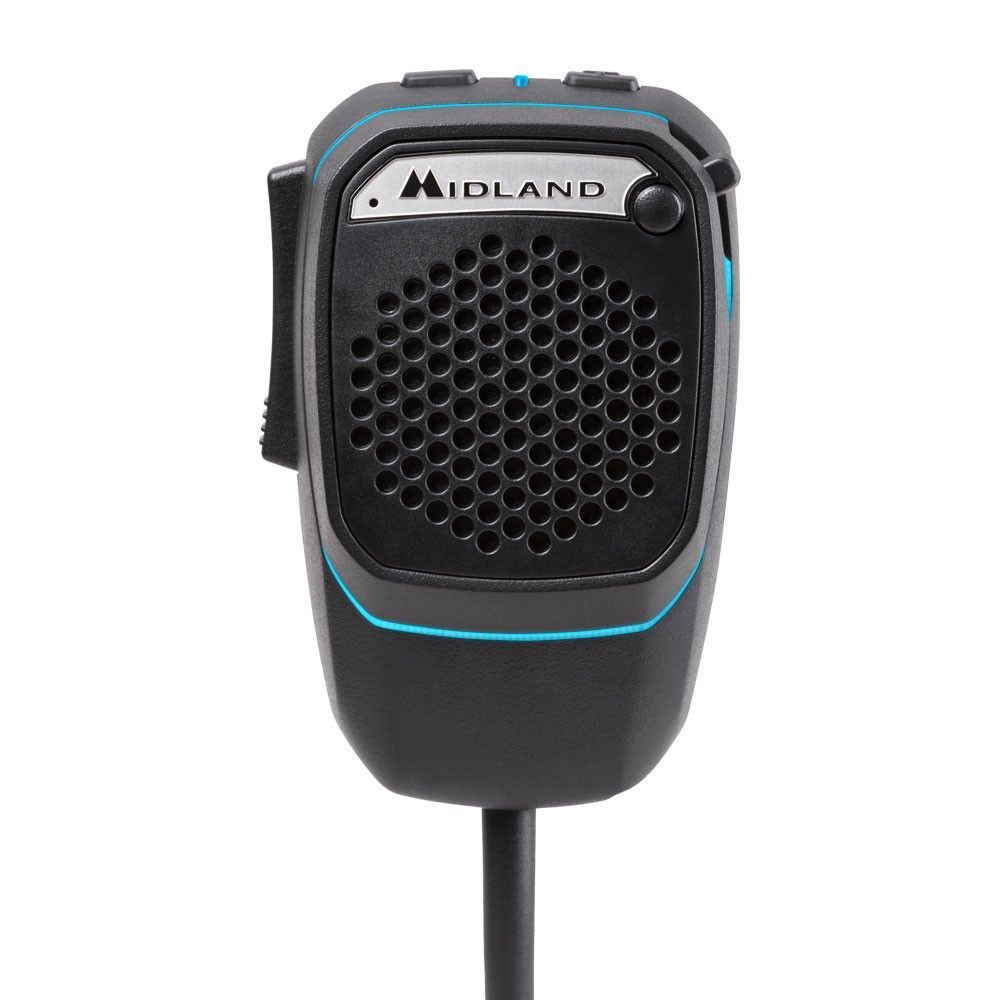 Accesorii stații radio CB și PMR - Microfon inteligent Midland Dual Mike, bluetooth, 6 pini, cu aplicație CB Talk, fomcoshop.ro