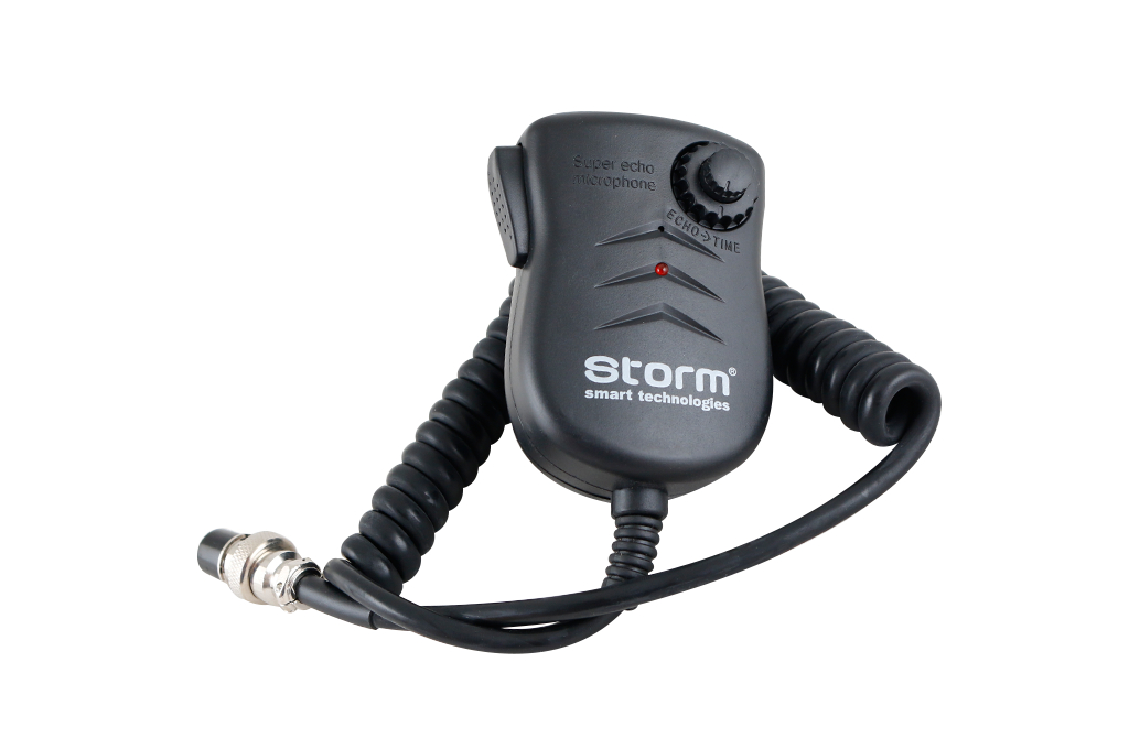Accesorii stații radio CB și PMR - Microfon Storm mic cu ecou 4 pini, fomcoshop.ro