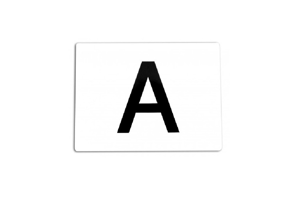 Alte accesorii auto - Placă litera "A" pentru deșeuri periculoase, fomcoshop.ro