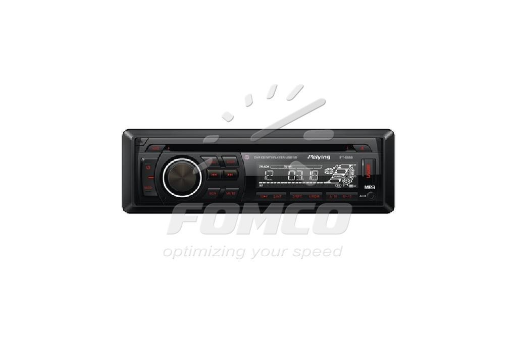 Electronice - Radio CD/MP3 player auto Peiying PY6688, 1 DIN, 4x25 W, USB, fomcoshop.ro