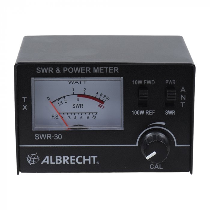 Accesorii stații radio CB și PMR - Reflectometru Albrecht SWR-30 0-10W, fomcoshop.ro