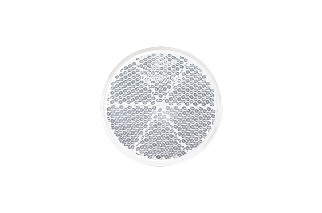 Plăcuțe reflectorizante - Reflector rotund FI60 alb autoadeziv, fomcoshop.ro