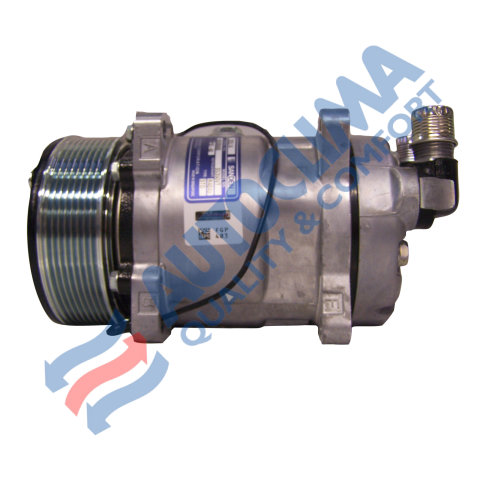 Sanden Compresor sd 5l14 ref 12v dm.119 poly-v8 or.v.