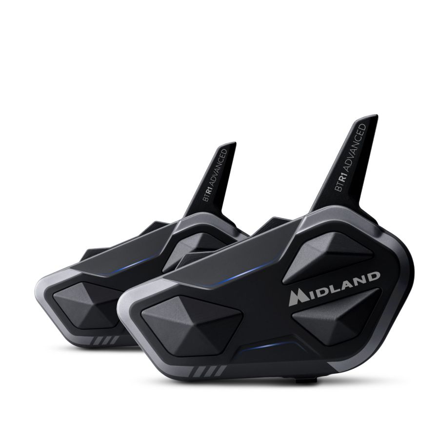 Midland Intercom moto midland btr1 advanced x twin, 2 bucăți, bluetooth, 1200 m, rcf, ipx6 – c1529.06