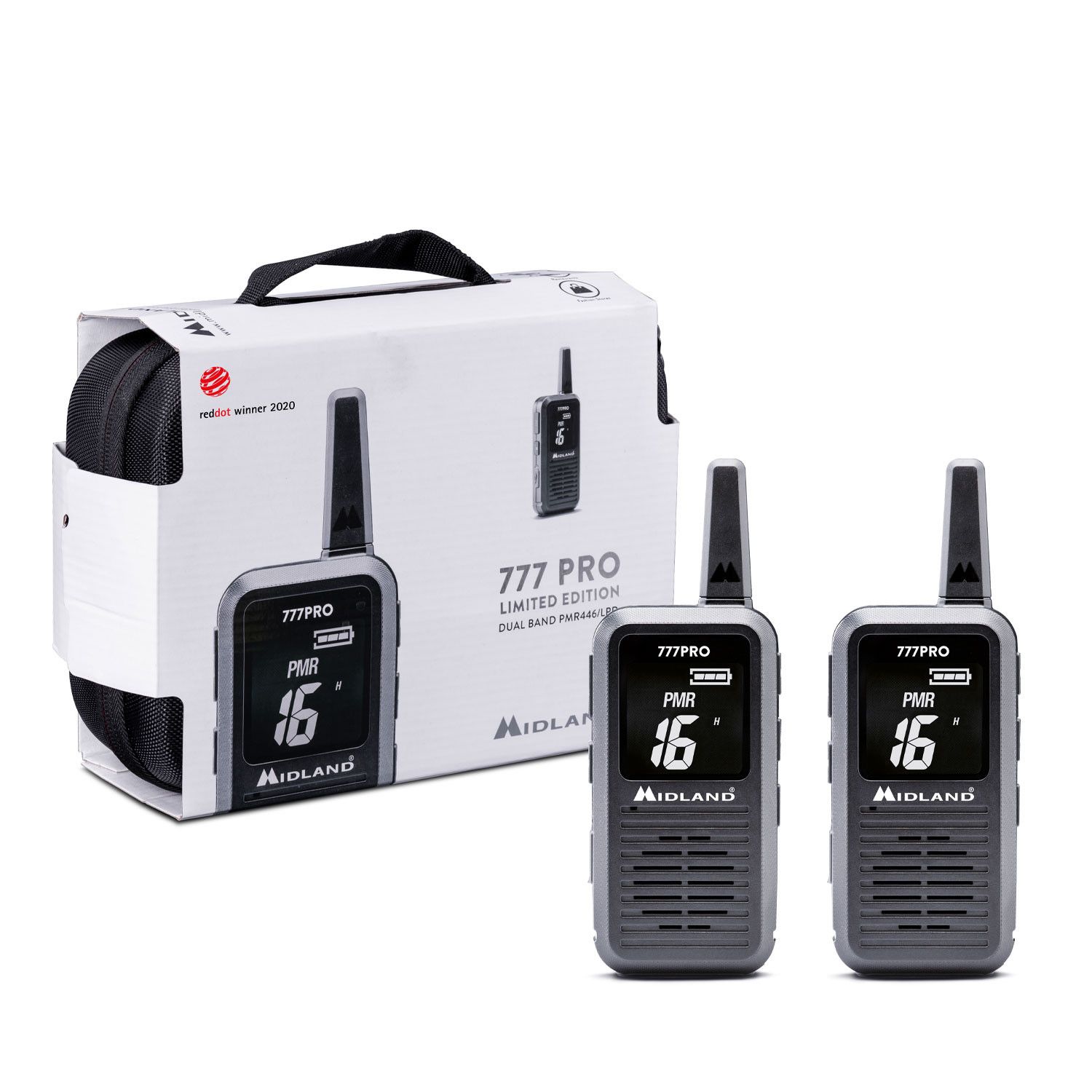 Midland Stație radio portabilă midland pmr446/lpd 777 pro set cu 2 bucăți - ediție limitată