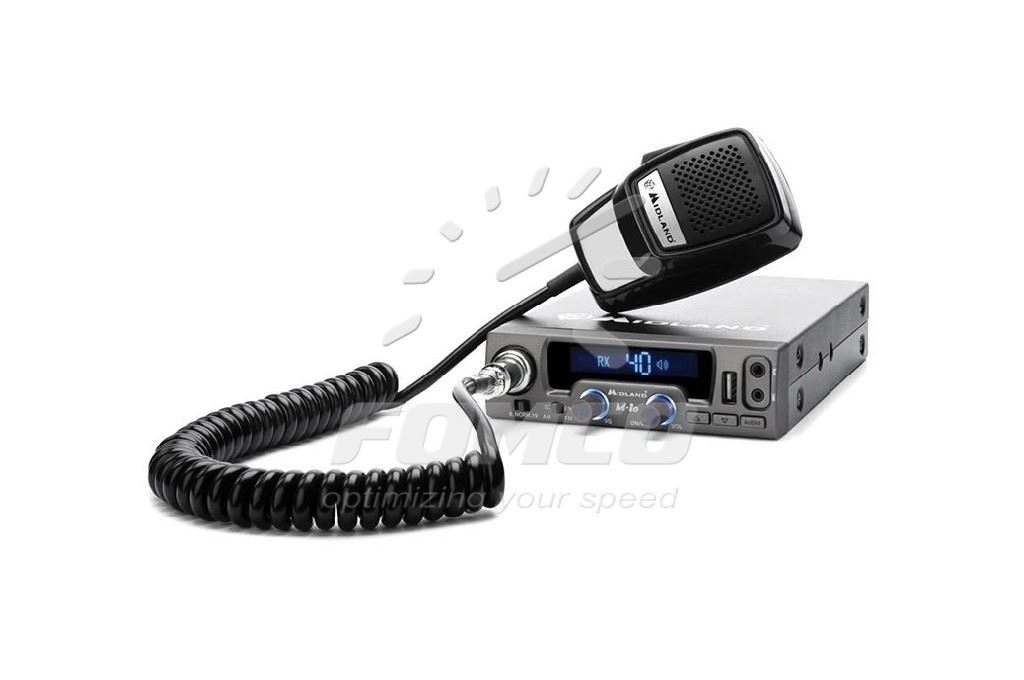 Midland Stație radio cb midland m10, 4w, 40 canale am/fm, squelch digital