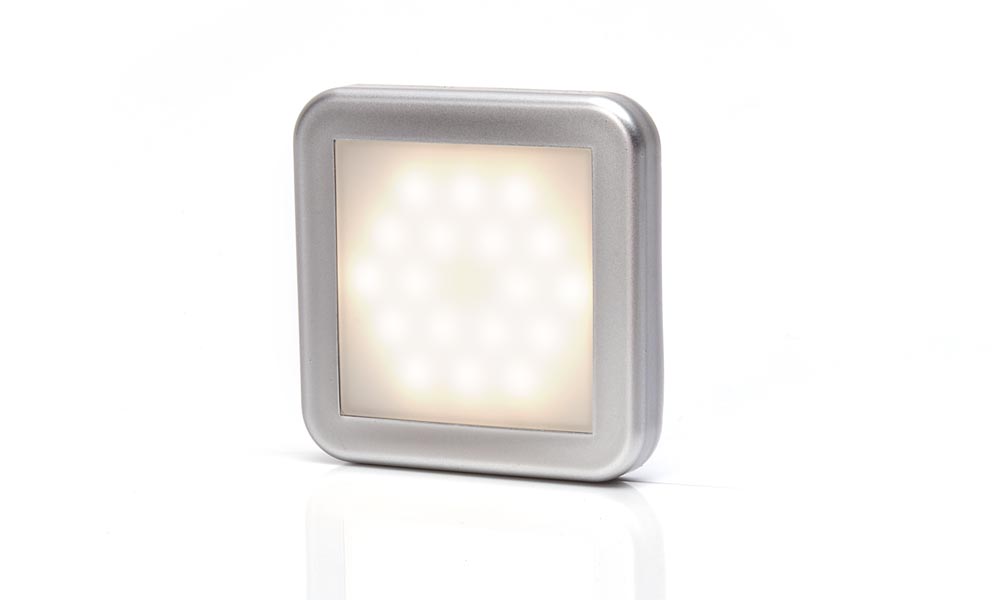 WAŚ WaŚ lampă interioară pătrată tip neon albă lw11 24v