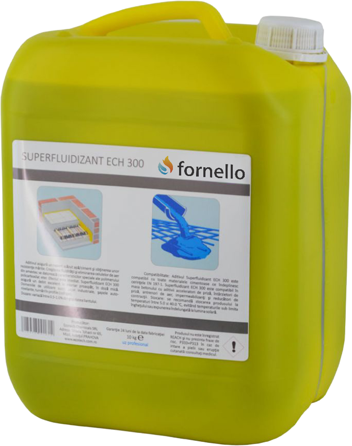 Fornello Aditiv fluidizant sapa, fornello, pentru incalzire in pardoseala, bidon 10 kg