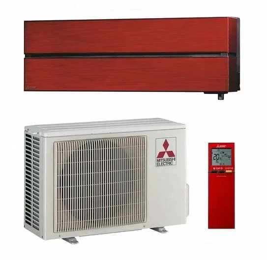 Aer conditionat Mitsubishi Electric Kirigamine Deluxe MSZ-LN25VGR+MUZ-LN25VG 9000 BTU Rosu R32, Wi-fi inclus