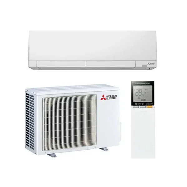 Aer conditionat Mitsubishi Electric MSZ-RW25VG+MUZ-RW25VGHZ 9000 BTU incalzire 100% la -25 grade R32, Wi-Fi inclus