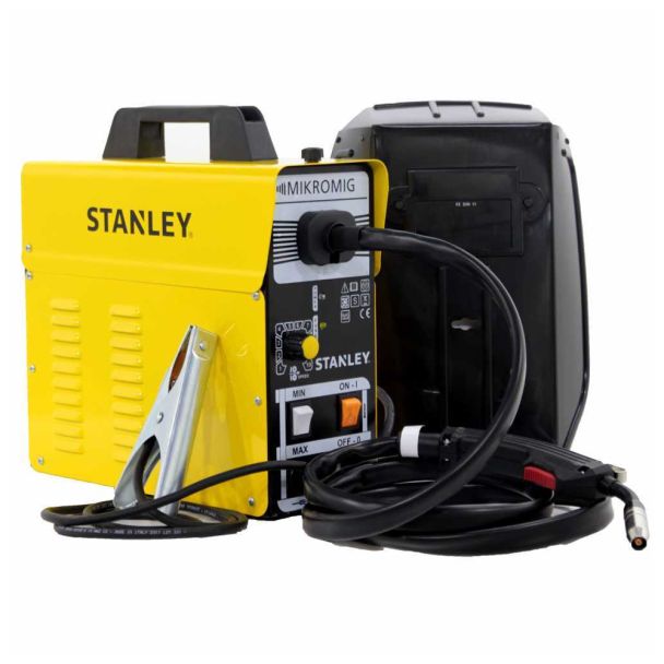 Aparat sudura FLUX Stanley MIKROMIG, 95 A, sarma flux 0.9 mm, cu accesorii