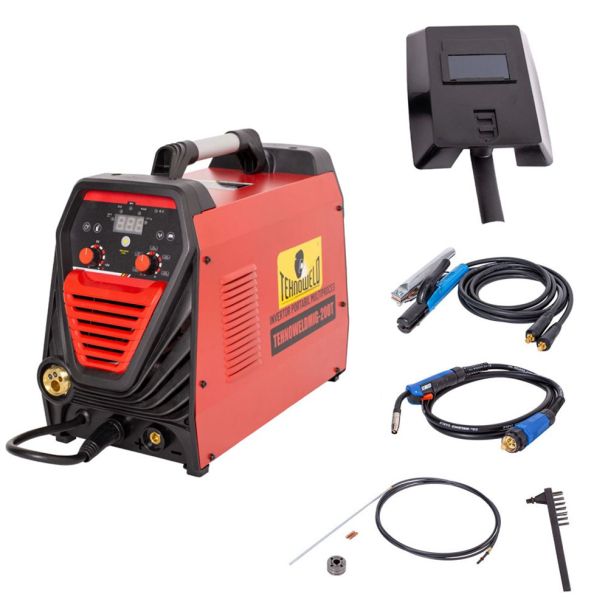 Aparat sudura MIG-MAG/ MMA/ TIG Tehnoweld TEHNOWELDMIG-200T, 180 A, sarma otel 1 mm, electrozi 1.6-4 mm, cu accesorii