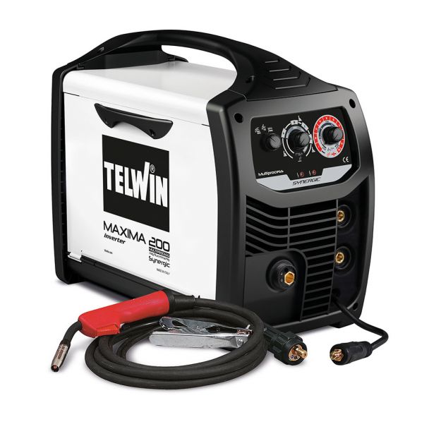 Aparat sudura MIG-MAG Telwin MAXIMA200SYNERGIC, 170 A, sarma otel 0.6-0.8 mm, cu accesorii