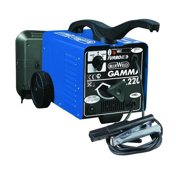 Aparat sudura MMA Telwin GAMMA4.220, 190 A, electrozi 2-4 mm, cu accesorii