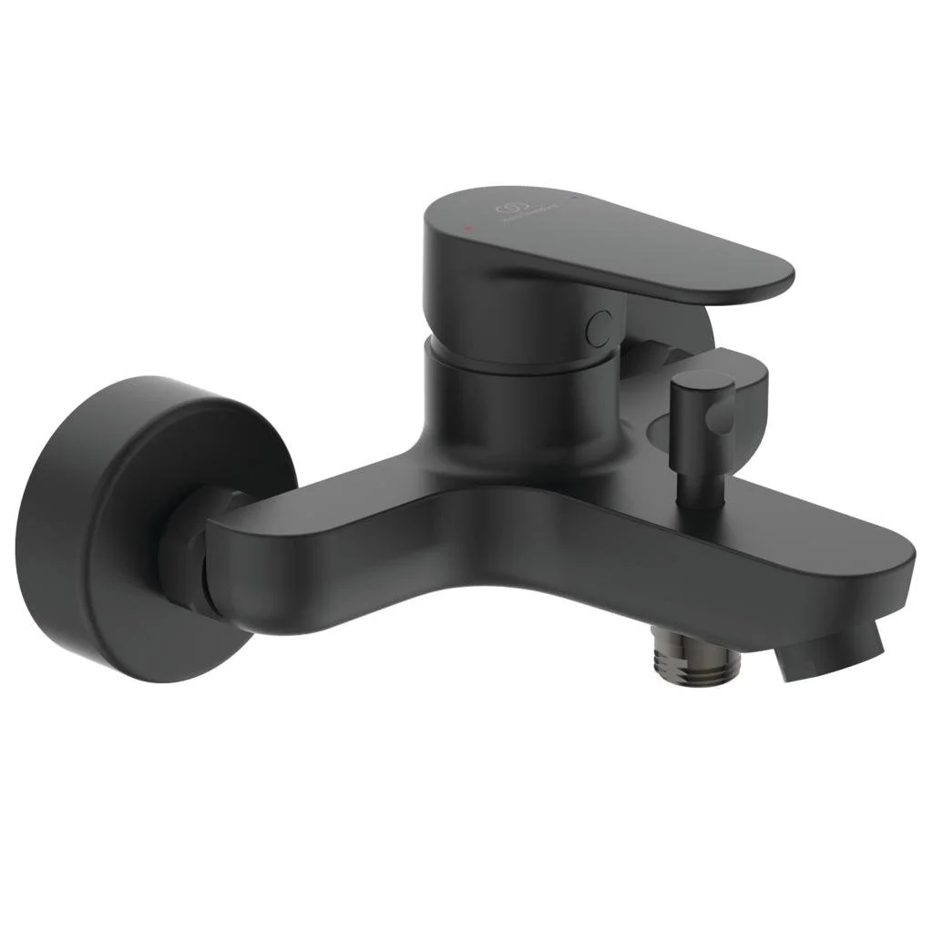 Baterie cada dus Ideal Standard Cerafine O, negru mat