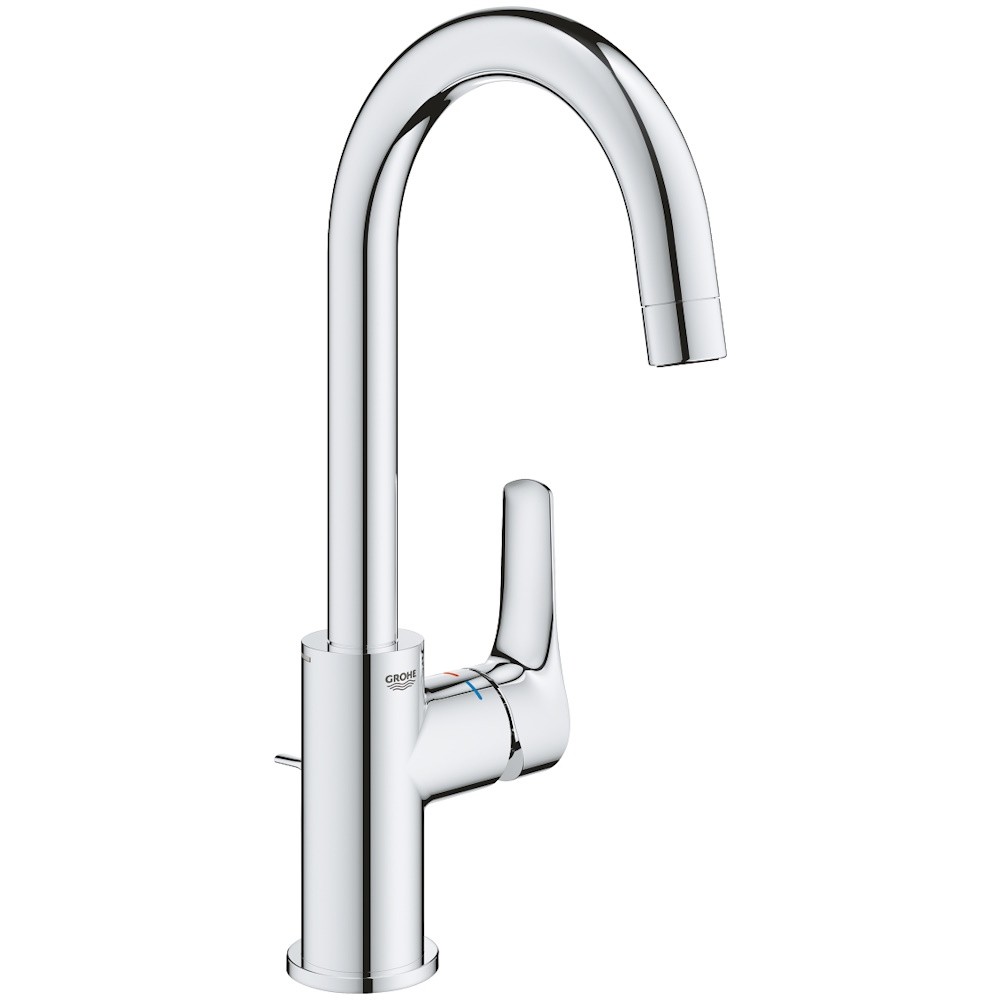 Baterie lavoar Grohe Eurosmart cu ventil pop-up, marime L, crom