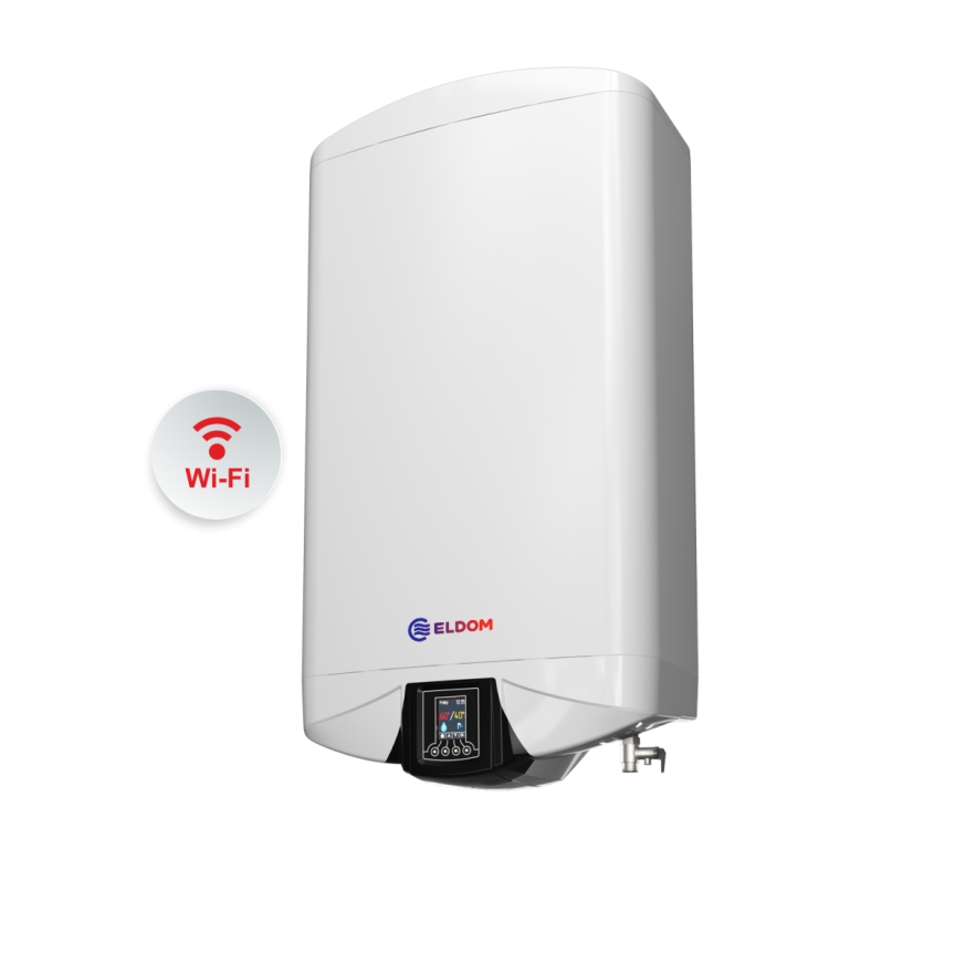 Boiler electric cu doua rezervoare, Eldom Galant Duo Wi-Fi DU060W-W, 50 L