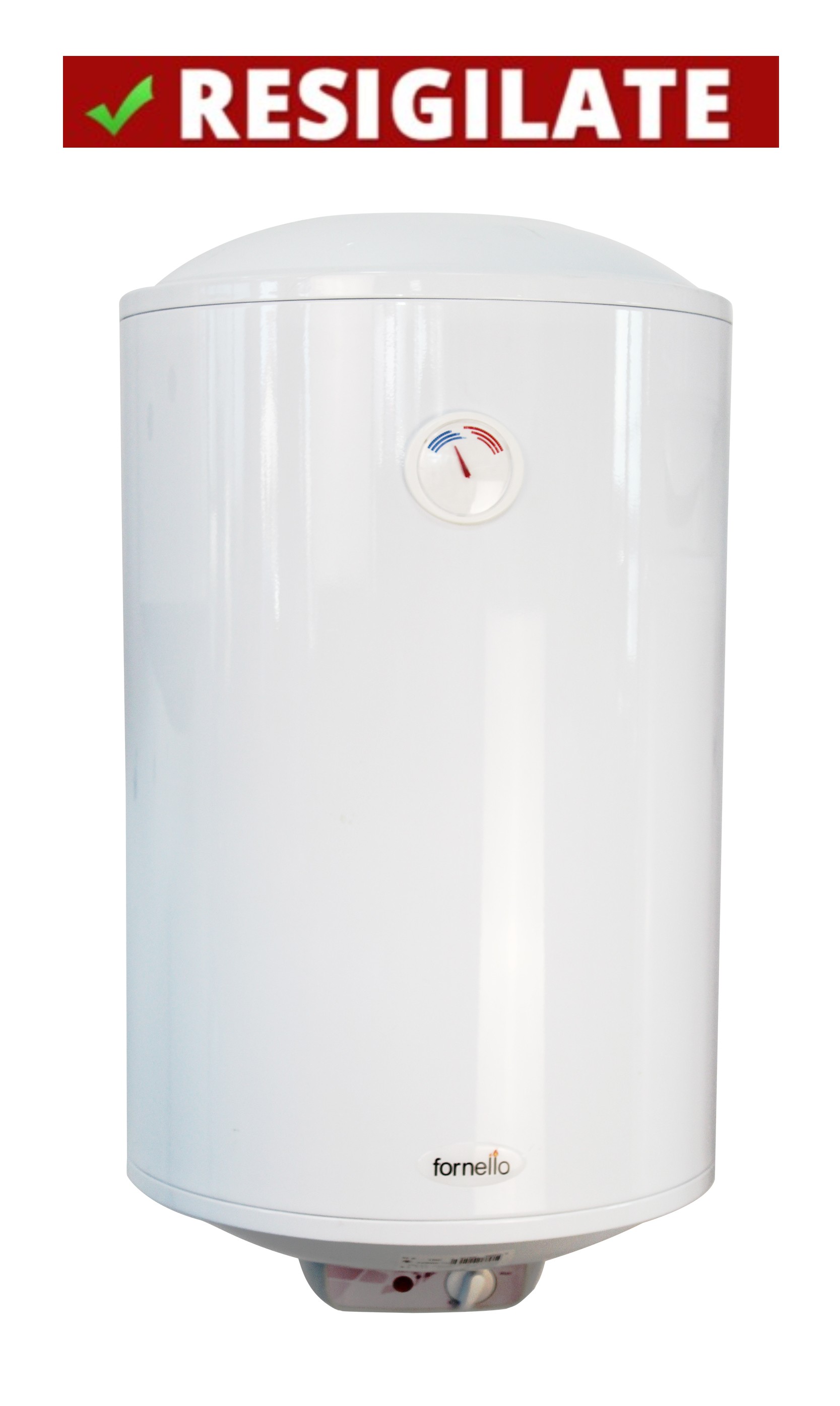 PRODUS RESIGILAT, NOU, PREZINTA LOVITURI DAR IN PERFECTA STARE DE FUNCTIONARE!!! (5525) Boiler electric Fornello Titanium Plus 80 litri, 2000 watt, reglaj extern al temperaturii, emailat cu titan