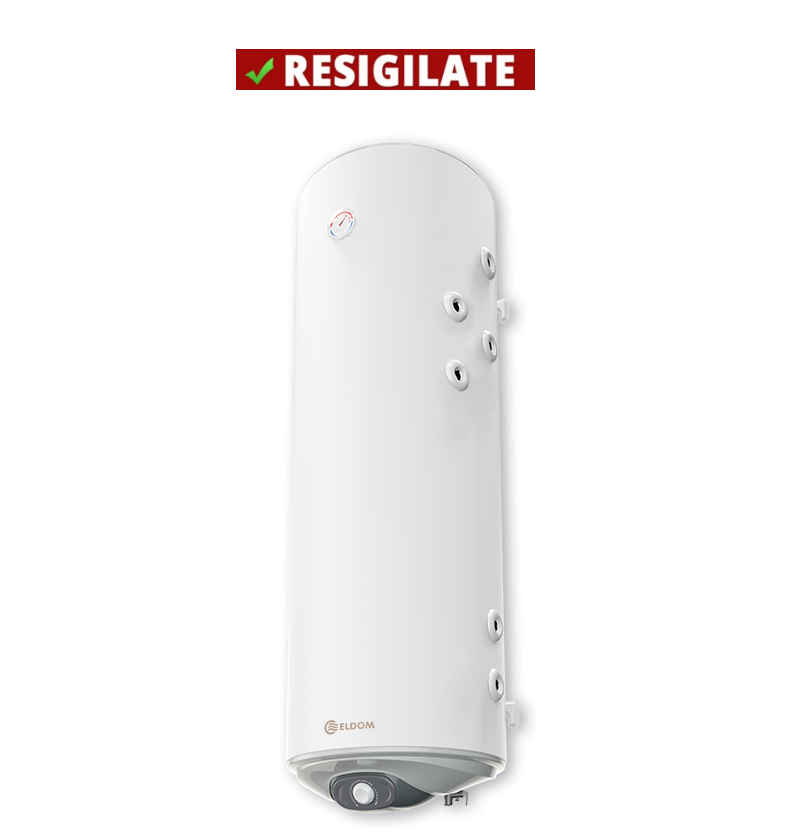 PRODUS RESIGILAT, NOU, MICI LOVITURI, IN PERFECTA STARE DE FUNCTIONARE!!! (5547) Boiler mixt cu 2 serpentine in paralel Eldom GREEN LINE WV15046S21R 150 L, 3 Kw